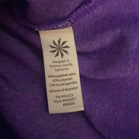 💜ATHLETA RISHI HOODED JACKET-PURPLE-S💜 - Picture 8 of 8